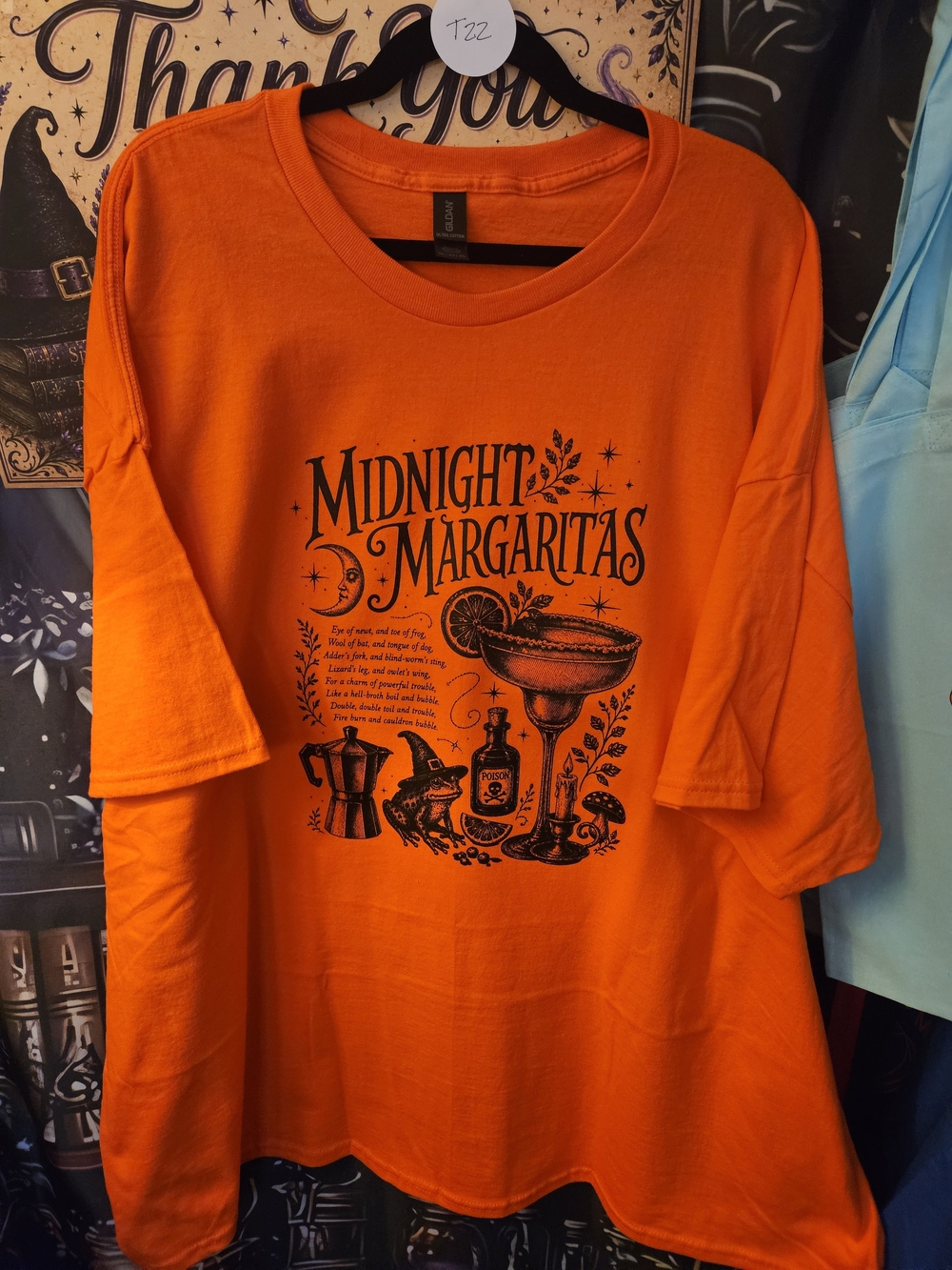 Midnight Margaritas Unisex  Graphic Tee - Orange